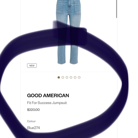 Good American fit for success denim jumpsuit - Picture 7 of 12
